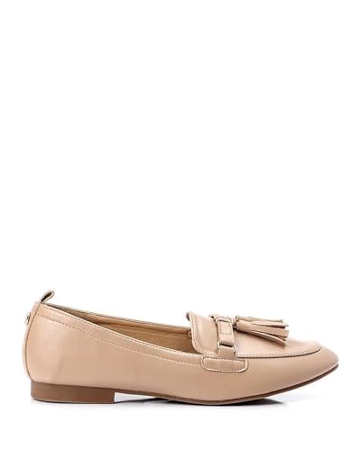 Dejavu STILETTO MULE SHOES-Nude-