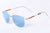 Vegas V2035 Square Sunglasses with Modern Design and Metal Frame for Men - Sky Blue