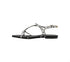 Sprox Patterned Strappy Flat Sandals with Side Buckle for Women