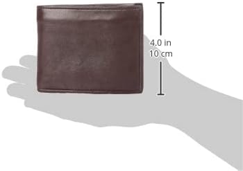 OX Dark Brown Leather For Men - Bifold Wallets