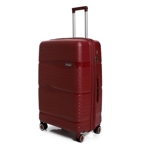 CROSSLAND Unbreakable Trolley Luggage with TSA Lock - 24 Inch