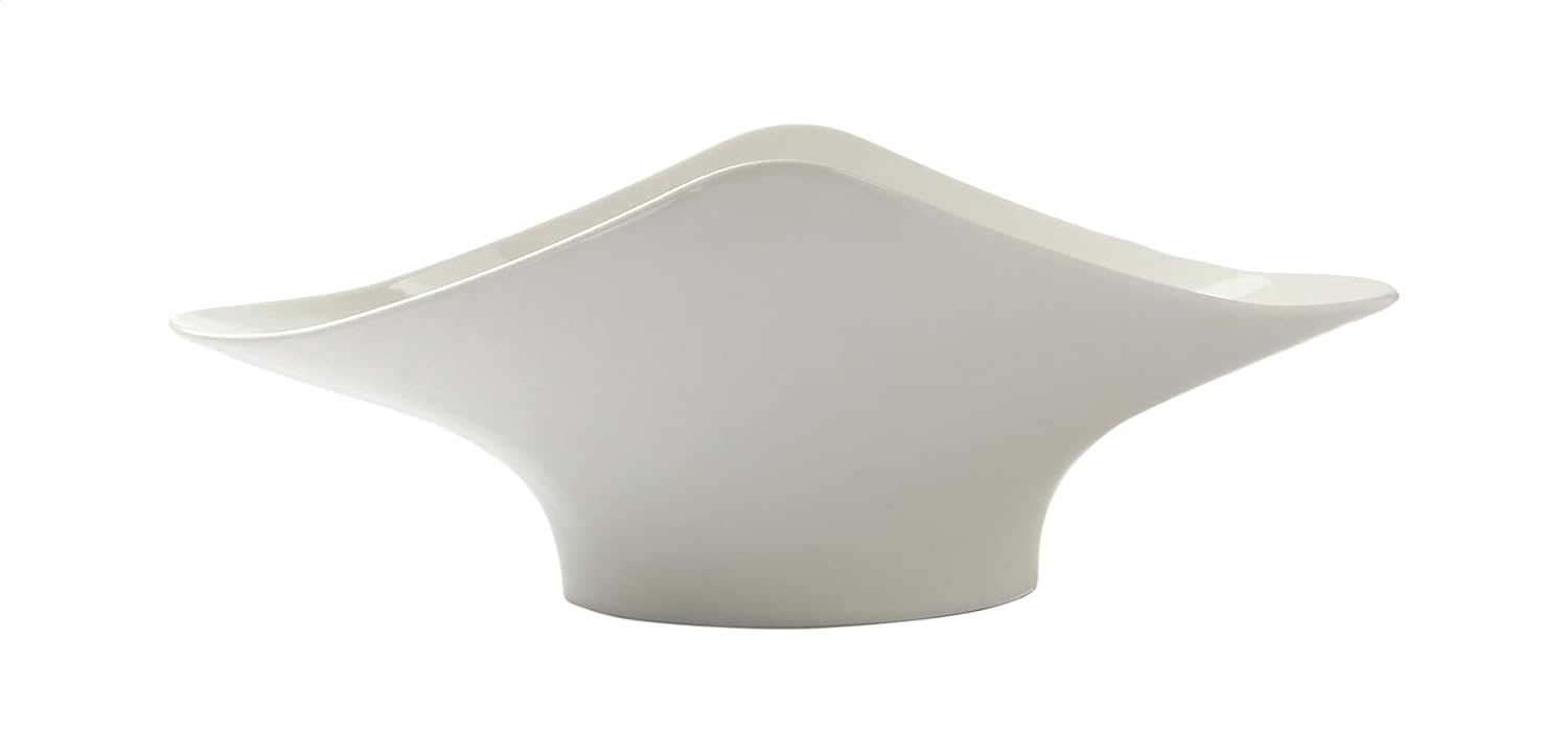 Home Porcelain Serving Plate, 44 cm - White