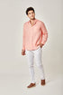 DALYDRESS Men's Long Sleeve Regular Fit Casual Linen Shirt