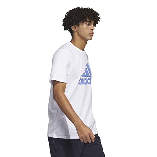 تيشيرت جرافيك رجالي من Adidas M FILL G T (أكمام قصيرة) HS2512، أبيض، مقاس 3XL