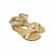 Summer Slingback Buckle Closure Flat Sandals for Girls