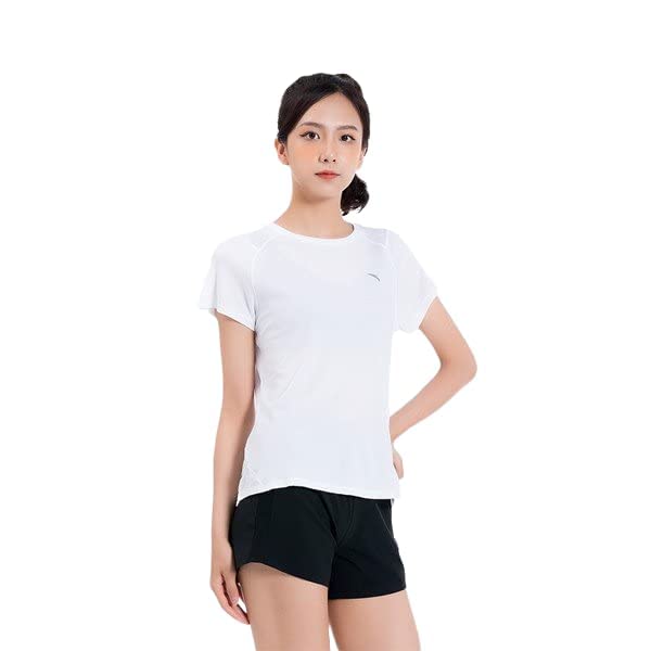 ANTA Women's Short Sleeve T-Shirt, Pure White, 2XL