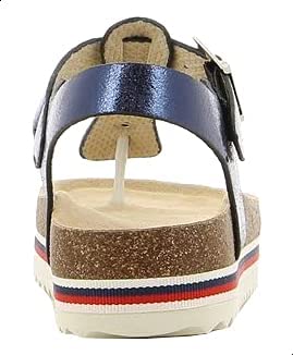 Sprox Buckle-Strap Metallic Toe-Post Flat Sandals for Girls