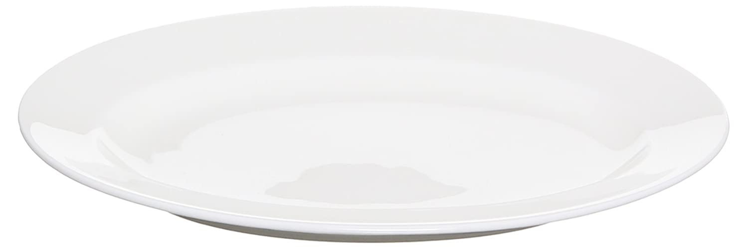 Mailer Hanz Set of 3 Serving Plates - 12 Inch, White