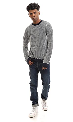 Ravin Men's 96262 Stitched Round Neck Slip-On Pullover Sweater