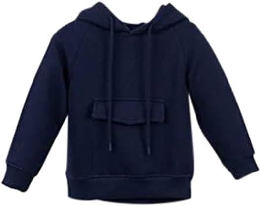 Concrete Boys' Hooded Sweatshirt with Contrast Kangaroo Pocket C327SW9-W23-08N-1068