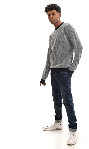 Ravin Men's 96262 Stitched Round Neck Slip-On Pullover Sweater