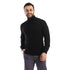 Andora Men's Long Sleeve Knitted Pullover Sweater with Zipper Closure