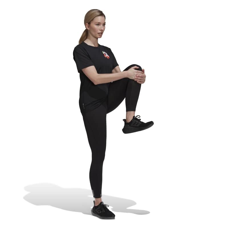 Adidas MMK Run T-shirt HG6321 Running T-shirt - Black (Short Sleeve for Women)