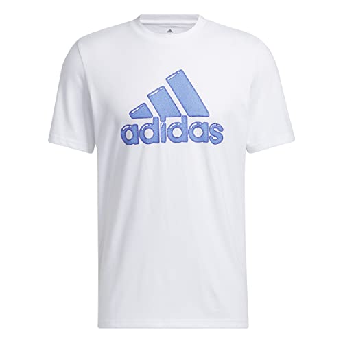 تيشيرت جرافيك رجالي من Adidas M FILL G T (أكمام قصيرة) HS2512، أبيض، مقاس 3XL