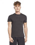 Reebok Men's TE Melange Cotton Slim-Fit T-Shirt with Front Stitched Logo