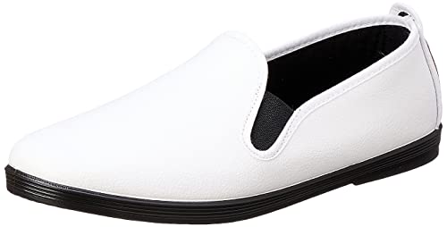 Flossy Women's 5447-BLANCO Canvas Ballet Flats