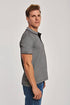 DALYDRESS Men's Casual Short Sleeve Cotton Polo Shirt with Striped Collar - Regular Fit - Model 220-470-302-13