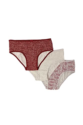 CARINA Women's Cotton Panties - Pack of 3 Briefs