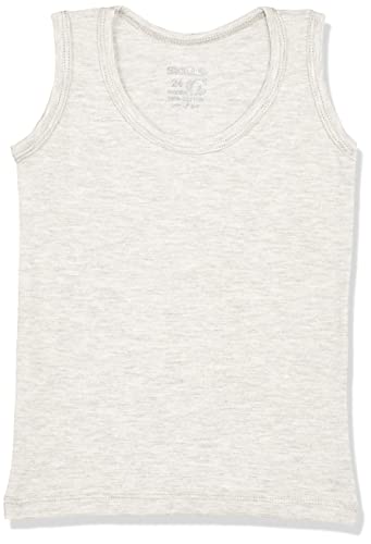 Skills Boys' Plain Sleeveless Round Neck T-Shirt