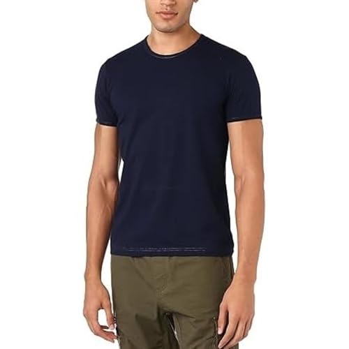 Hero Basic Men's Set of 4 Round Neck T-Shirts + Free Boxer Underwear (Pack of 5)