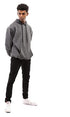 Ravin mens Ravin 96021 Heather Black Hoodie With Kangaroo Pocket Sweatshirt