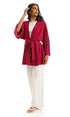 Ravin Dark Fuchsia Open Neck Cardigan - Model 97350