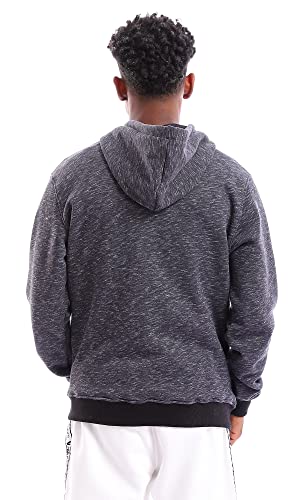 Ravin Men's Long Sleeve Hoodie Sweatshirt with Ribbed Hem