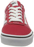 Vans Ward Laced Up Sneakers for Kids, Red and White, 36 EU