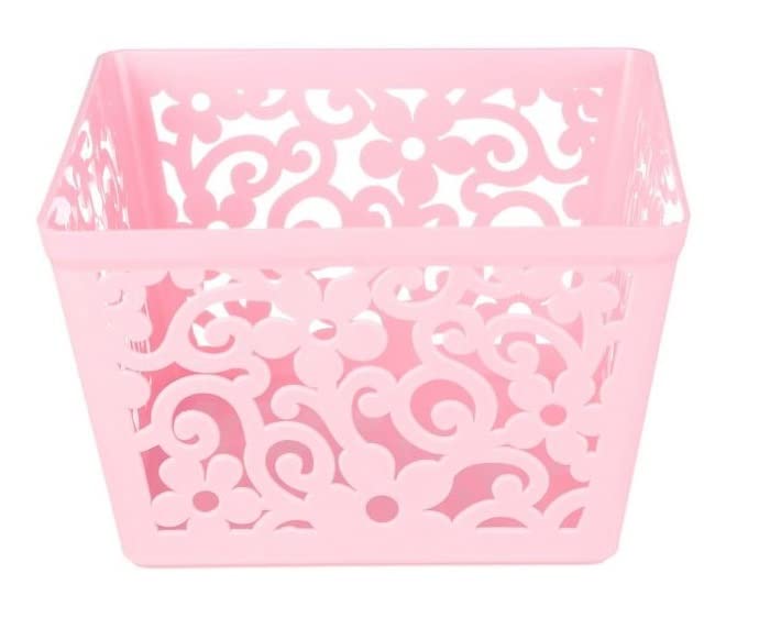 Elyassin Square Plastic Basket - Multicolored