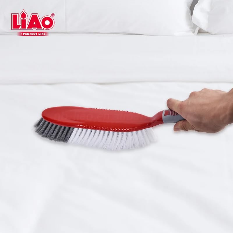 LiAo D130025 Soft Household Plastic Bed & Sofa Cleaning Brush with Long Handle