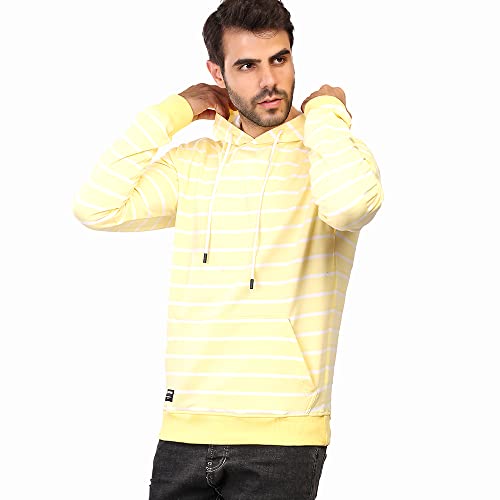 COUP Men's Slim Fit Striped Hoodie with Long Sleeves and Kangaroo Pockets (Pack of 2)