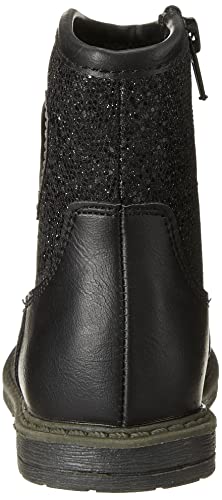 Sprox Mixed Media Stitched-Heart Detail Side-Zip Mid-Calf Boots for Girls