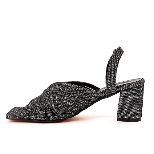 MR. JOE Sandal, Black - Size 39