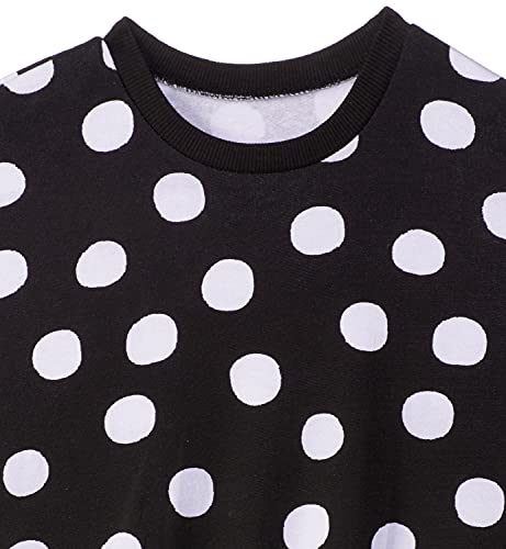 Matalan Girls' Round-Neck Polka Dot Pullover