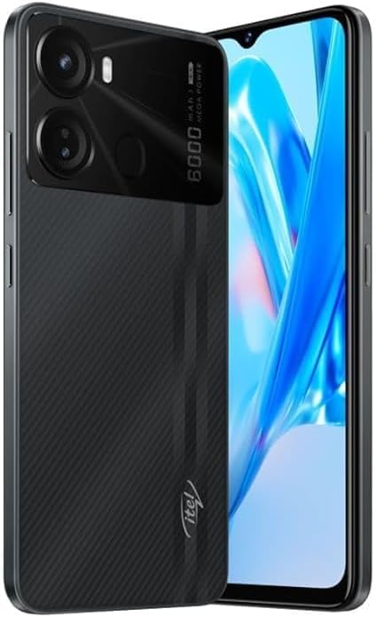 Itel P40 4G, 4GB RAM, 128GB Storage - Force Black