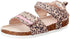 Sprox Leopard-Pattern Velcro-Strap Flat Sandals for Girls