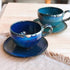 Decobate Handmade Cappuccino Cup - Navy