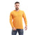 Off Cliff Men's Plain V-neck Long Sleeves Casual T-shirt