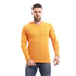 Off Cliff Men's Plain V-neck Long Sleeves Casual T-shirt