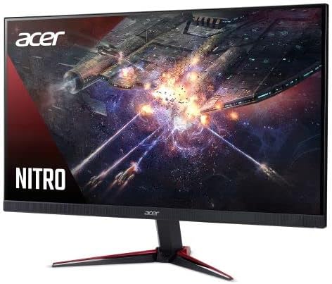 Acer Nitro Gaming Monitor 27in 165Hz 1ms VRB IPS Flat 1080P FreeSync 2HDMI 1DP 250Nit Black