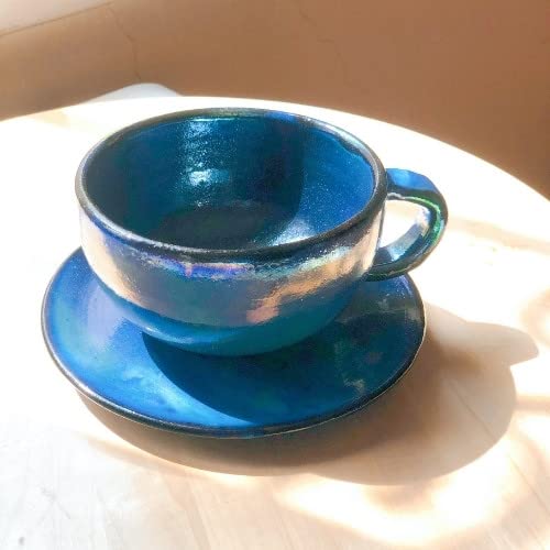 Decobate Handmade Cappuccino Cup - Navy