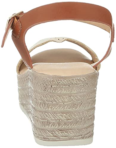 Club Aldo Faux Leather Scallop-Trim Slingback Wedge Sandals for Women