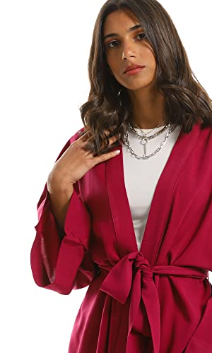 Ravin Dark Fuchsia Open Neck Cardigan - Model 97350