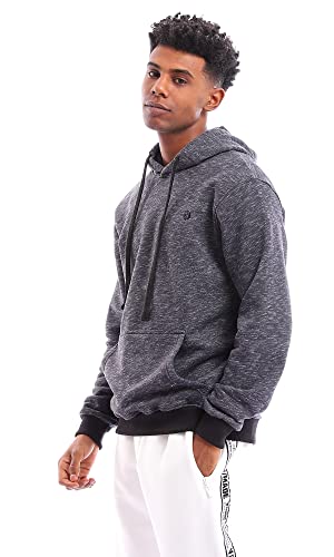 Ravin Men's Long Sleeve Hoodie Sweatshirt with Ribbed Hem