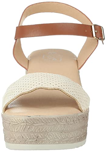 Club Aldo Faux Leather Scallop-Trim Slingback Wedge Sandals for Women