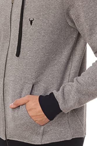 Ravin Men's 96075 Overhead Zipper Hoodie with Inner Fleece Sweatshirt