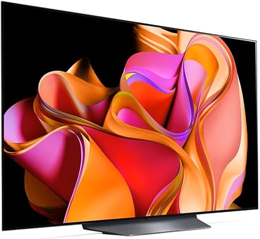 تلفزيون LG OLED evo بحجم 55 بوصة - سلسلة CS3، نظام WebOS الذكي AI ThinQ، جهاز التحكم السحري، تصميم سينمائي بأربعة جوانب، Dolby Vision HDR10، HLG، AI Picture Pro، AI Sound Pro (قناة 9.1.2)، Dolby Atmos (الطراز: OLED55CS3VA.AFU)