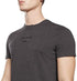 Reebok Men's TE Melange Cotton Slim-Fit T-Shirt with Front Stitched Logo