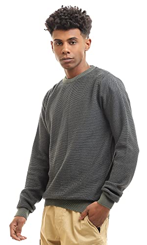 Ravin Men's Long Sleeve Knitted Slip-On Pullover Sweater