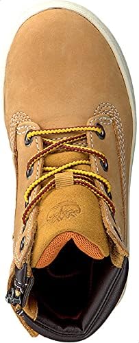 Timberland Davis Square Nubuck Round-Toe Side-Zip Lace-up Ankle Boots for Kids - Camel